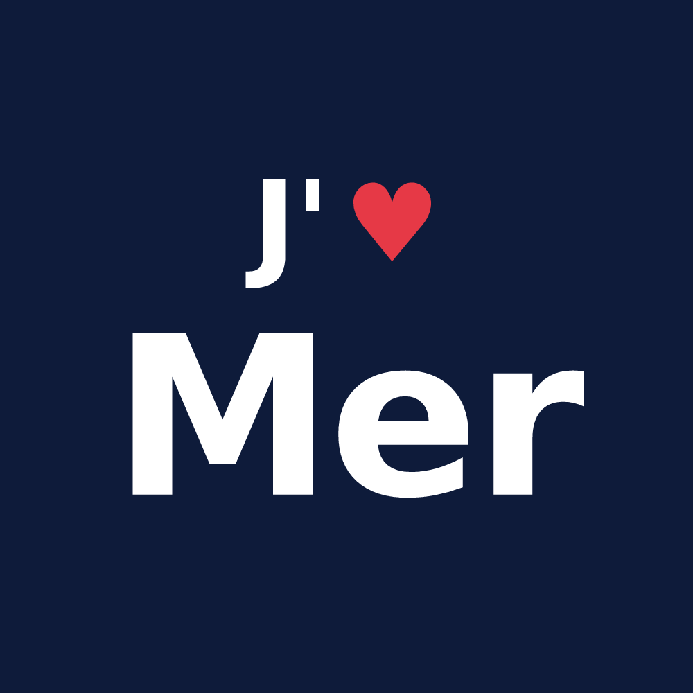 T-shirt personnalisé Mer — design J'aime Mer