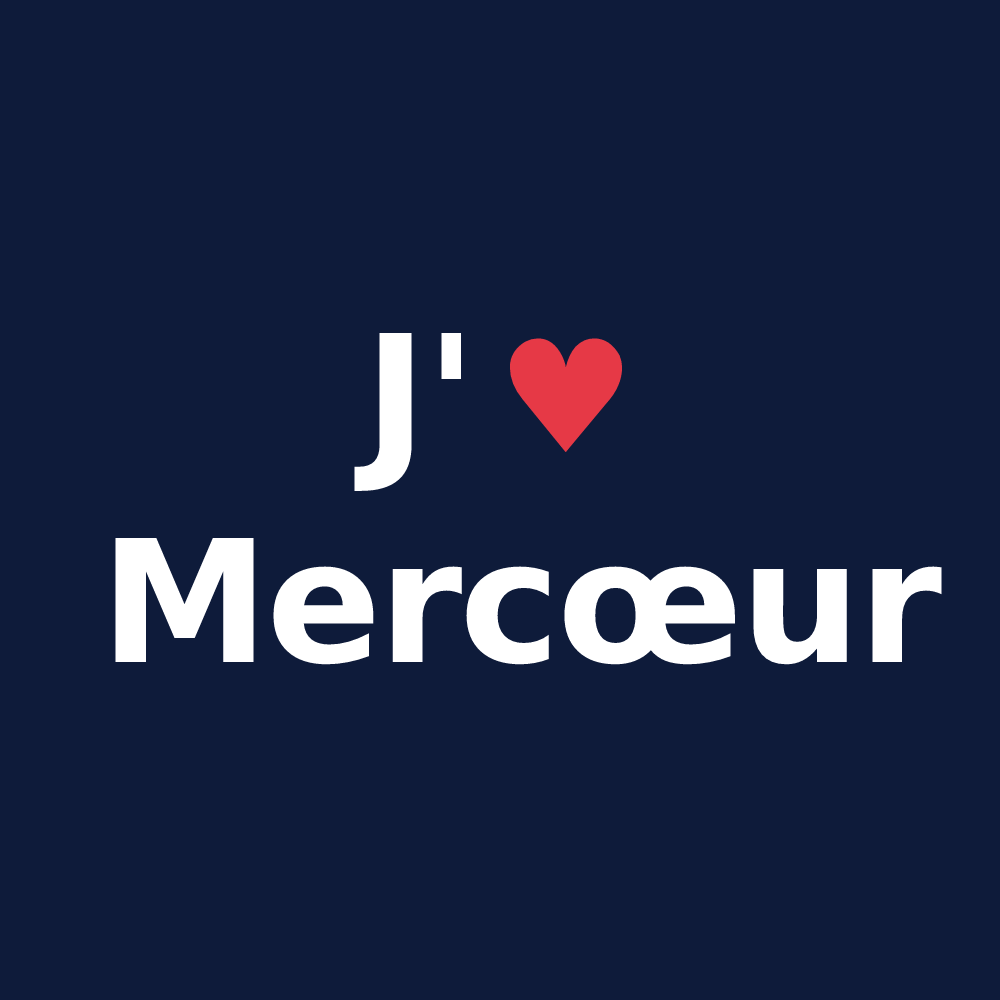 T-shirt personnalisé Mercœur — design J'aime Mercœur