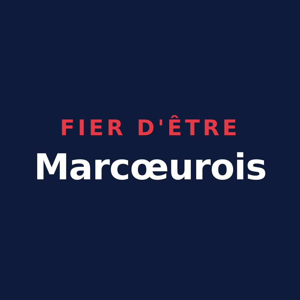 T-shirt « Fier d'être Marcœurois » — design pour Mercœur