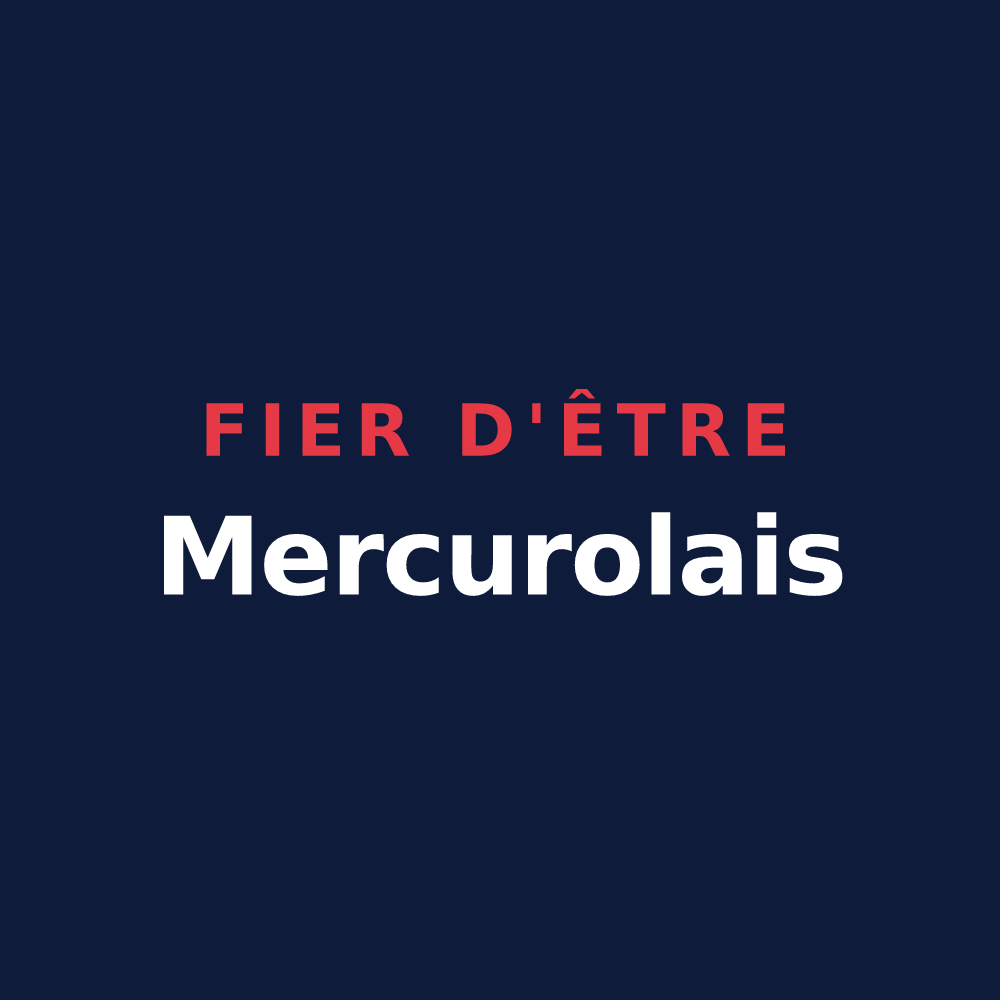 T-shirt « Fier d'être Mercurolais » — design pour Mercurol-Veaunes