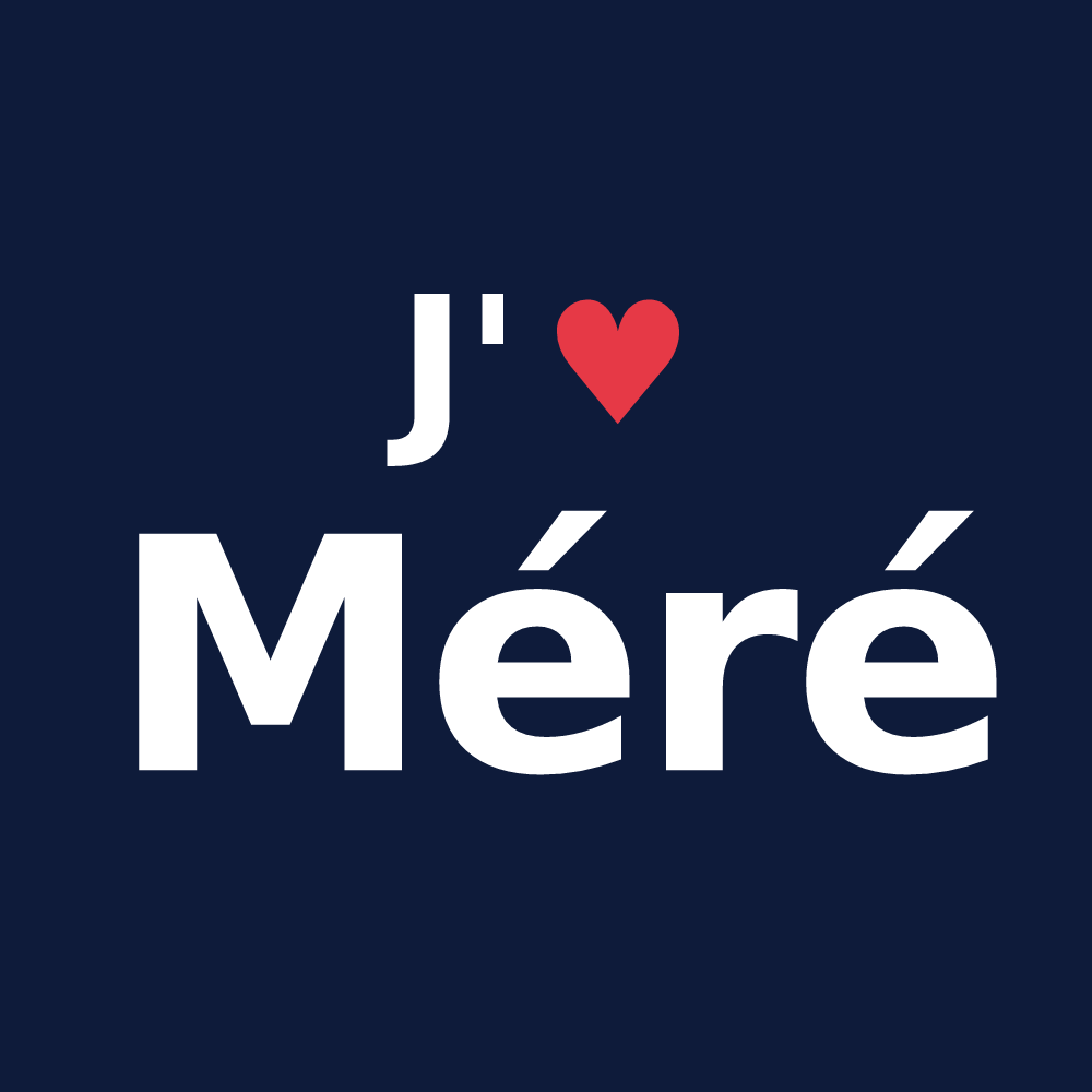 T-shirt personnalisé Méré — design J'aime Méré