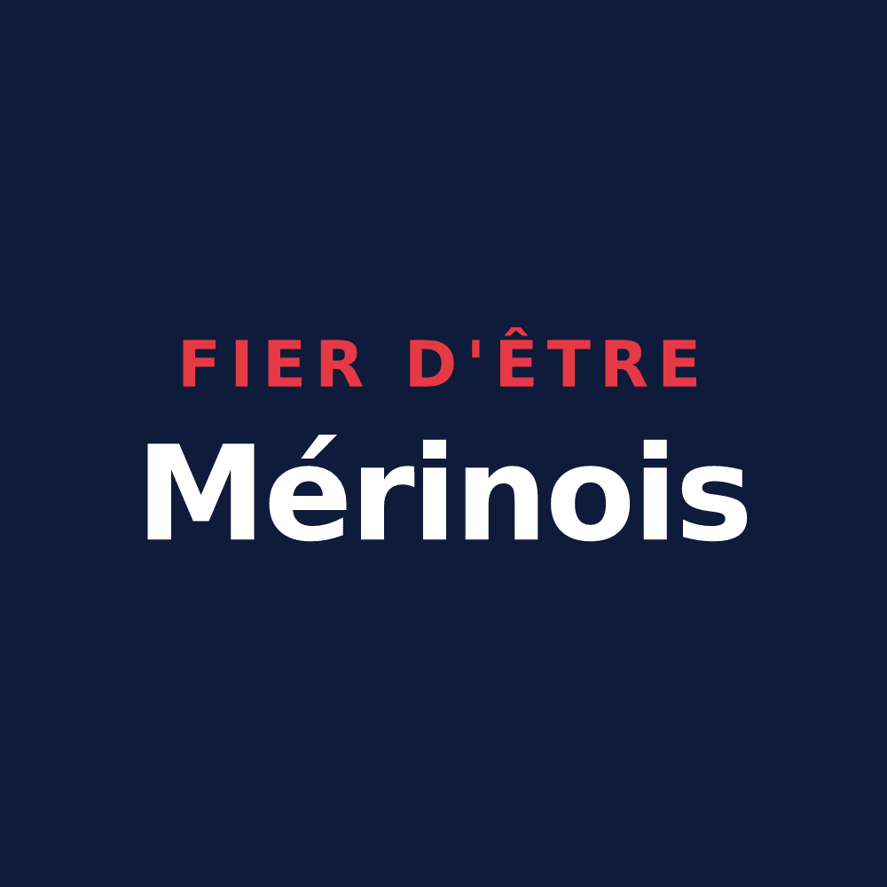T-shirt « Fier d'être Mérinois » — design pour Mérigny