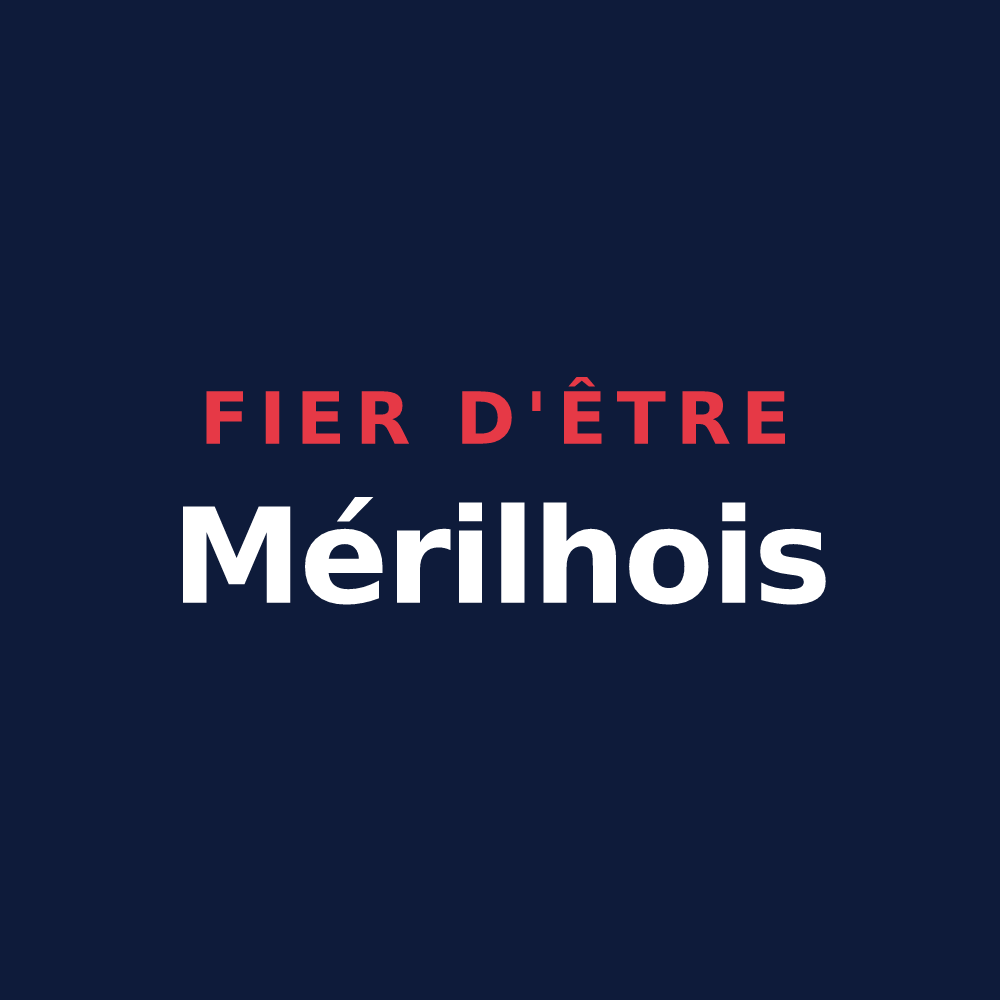 T-shirt « Fier d'être Mérilhois » — design pour Mérilheu