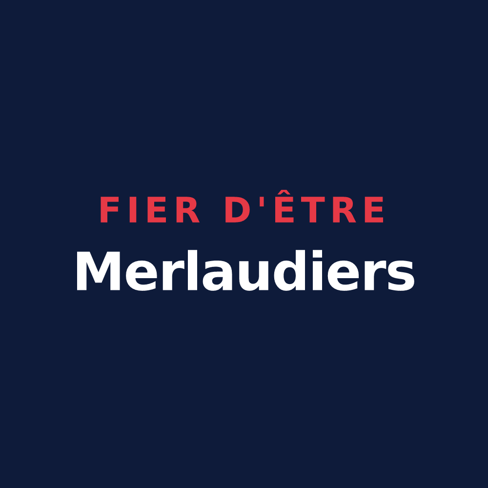 T-shirt « Fier d'être Merlaudiers » — design pour Merlaut