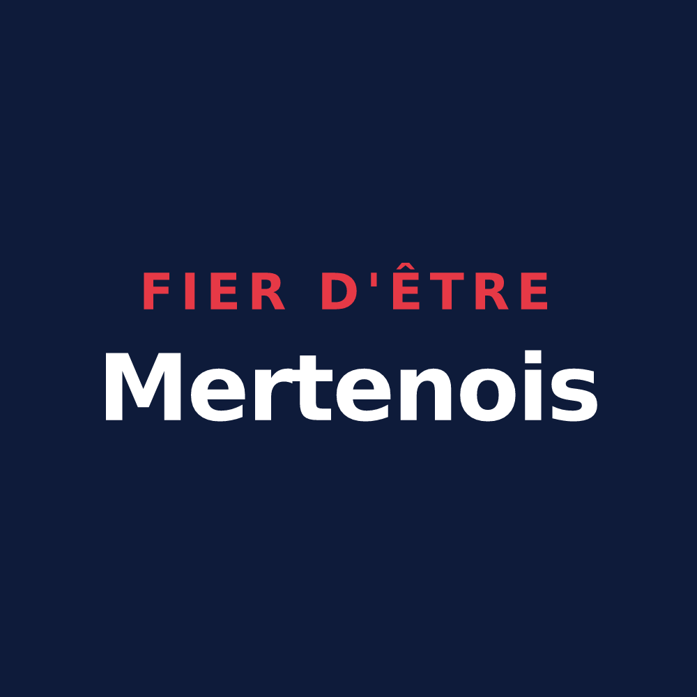 T-shirt « Fier d'être Mertenois » — design pour Merten