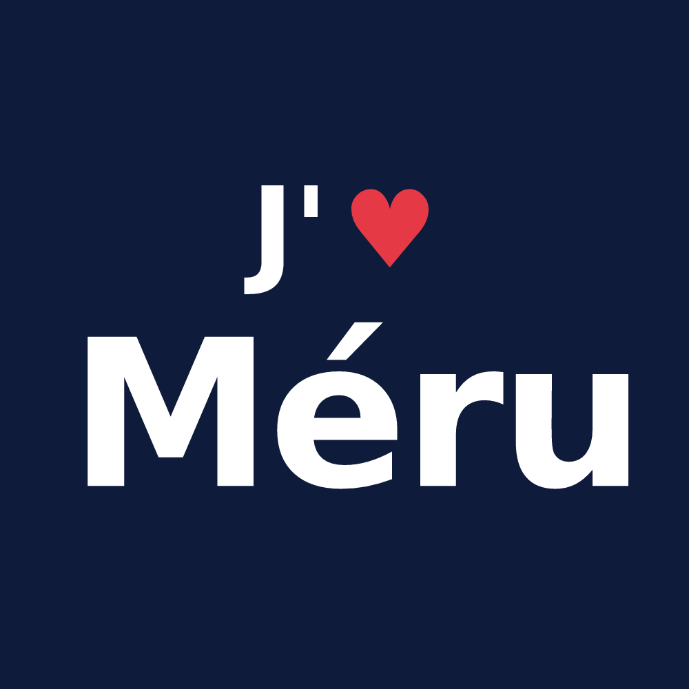 T-shirt personnalisé Méru — design J'aime Méru