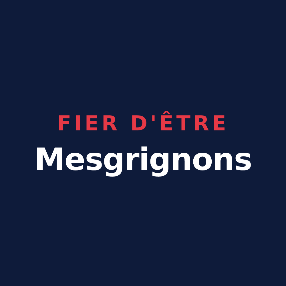 T-shirt « Fier d'être Mesgrignons » — design pour Mesgrigny