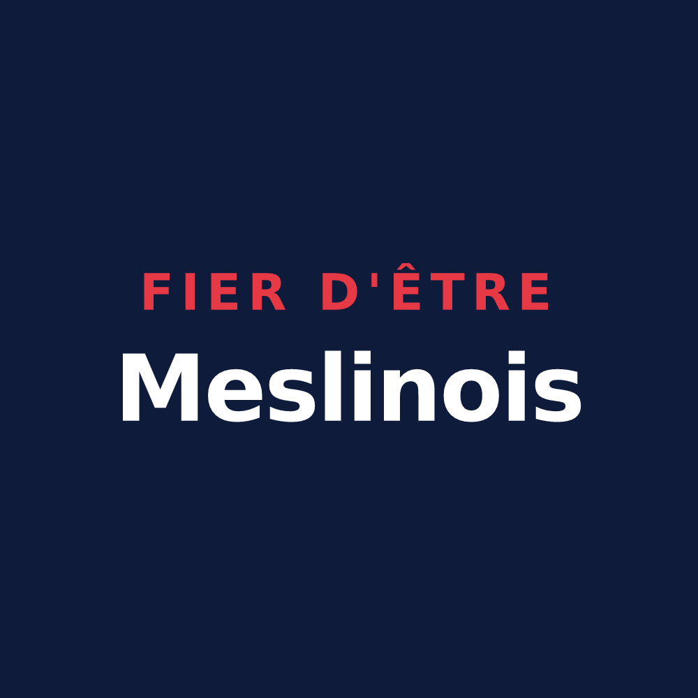 T-shirt « Fier d'être Meslinois » — design pour Meslay-du-Maine