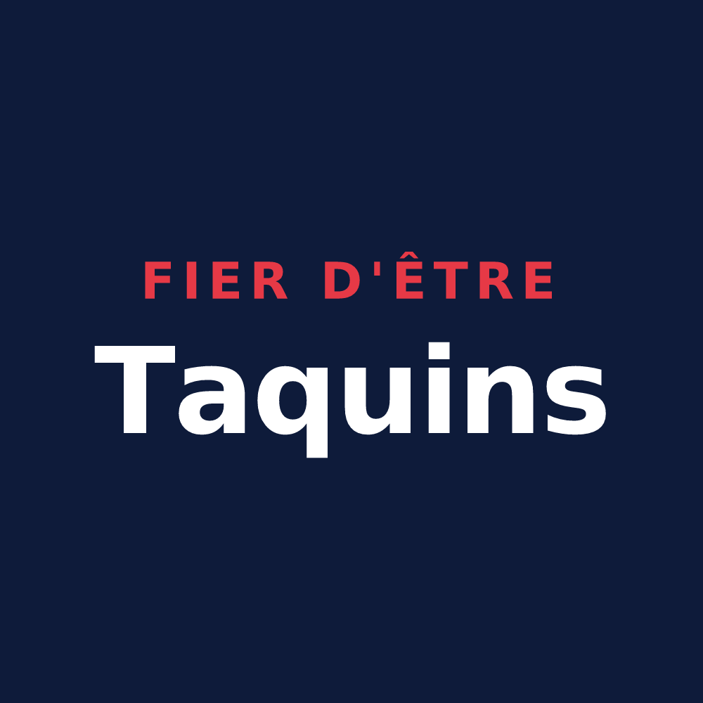 T-shirt « Fier d'être Taquins » — design pour Mesmay