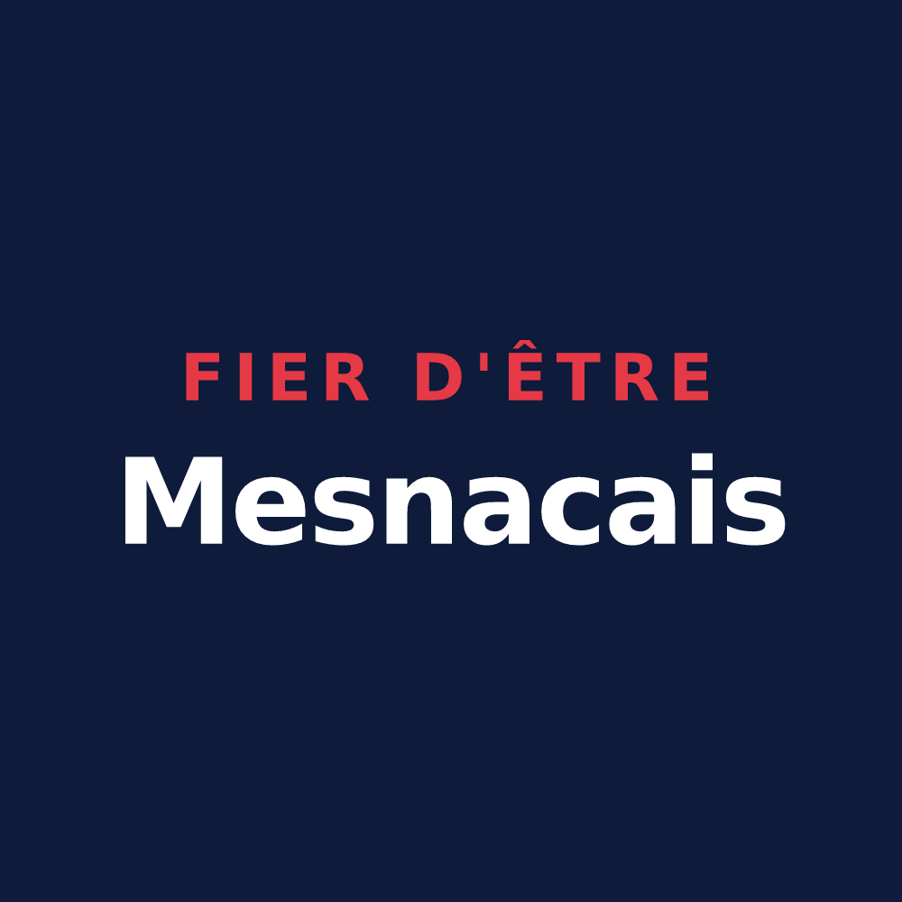 T-shirt « Fier d'être Mesnacais » — design pour Mesnac
