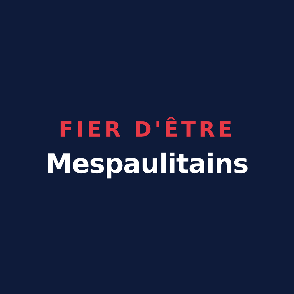 T-shirt « Fier d'être Mespaulitains » — design pour Mespaul