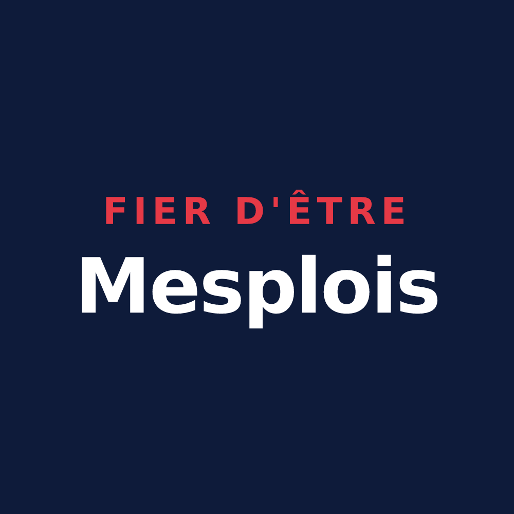 T-shirt « Fier d'être Mesplois » — design pour Mesples
