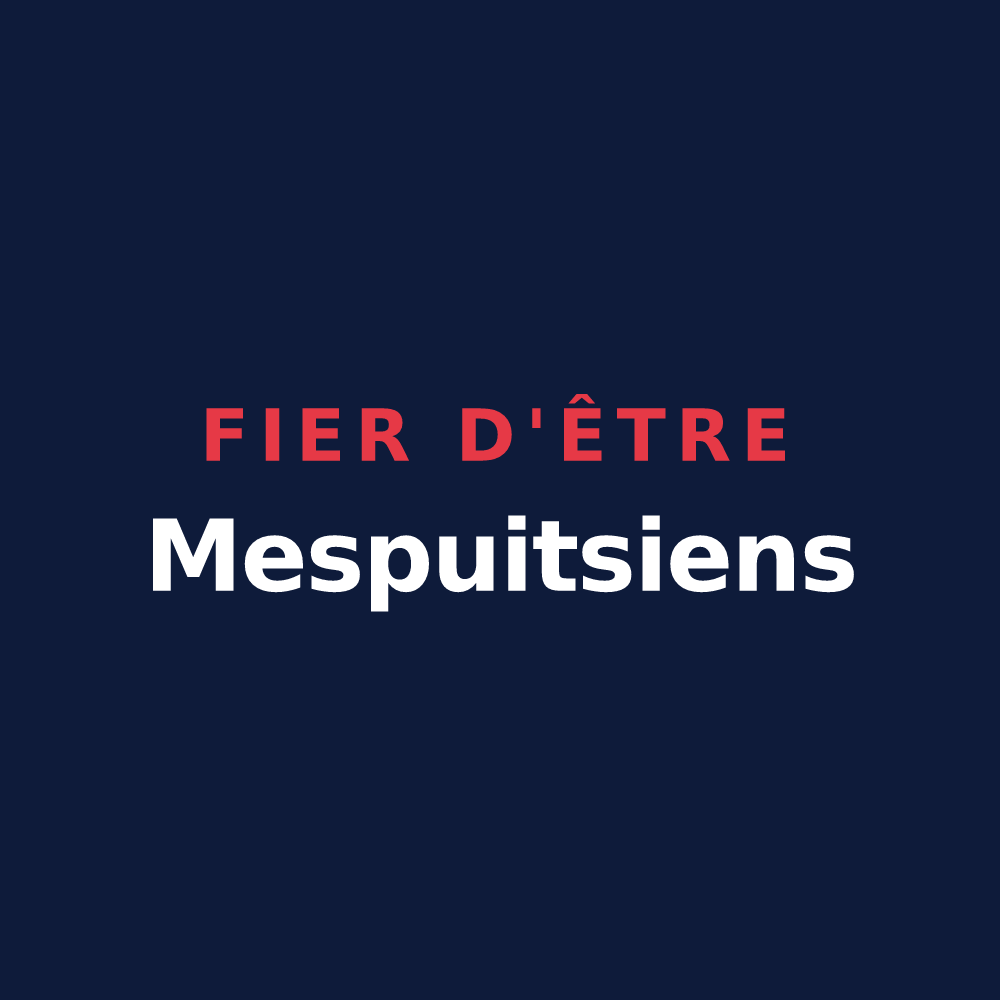 T-shirt « Fier d'être Mespuitsiens » — design pour Mespuits