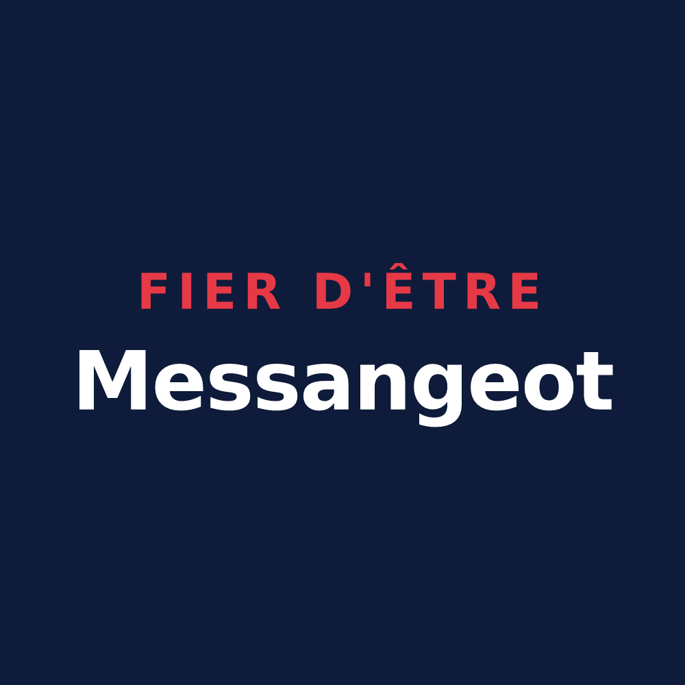 T-shirt « Fier d'être Messangeot » — design pour Messanges