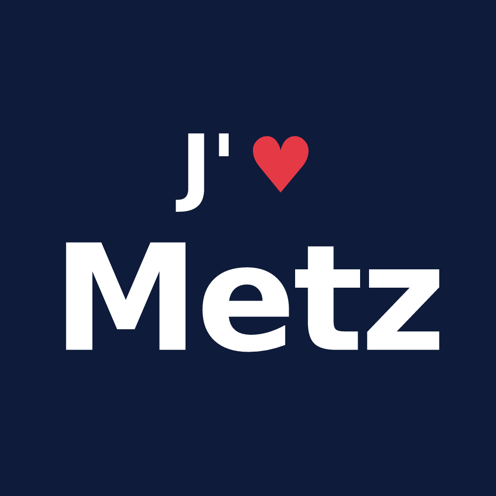 T-shirt personnalisé Metz — design J'aime Metz