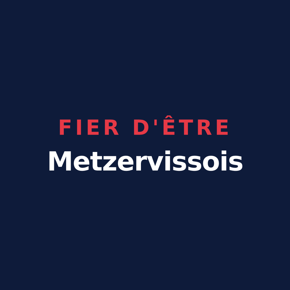 T-shirt « Fier d'être Metzervissois » — design pour Metzervisse