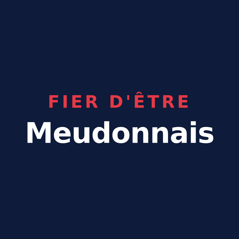 T-shirt « Fier d'être Meudonnais » — design pour Meudon