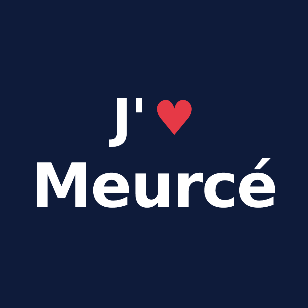 T-shirt personnalisé Meurcé — design J'aime Meurcé