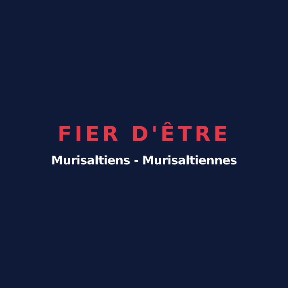 T-shirt « Fier d'être Murisaltiens - Murisaltiennes » — design pour Meursault