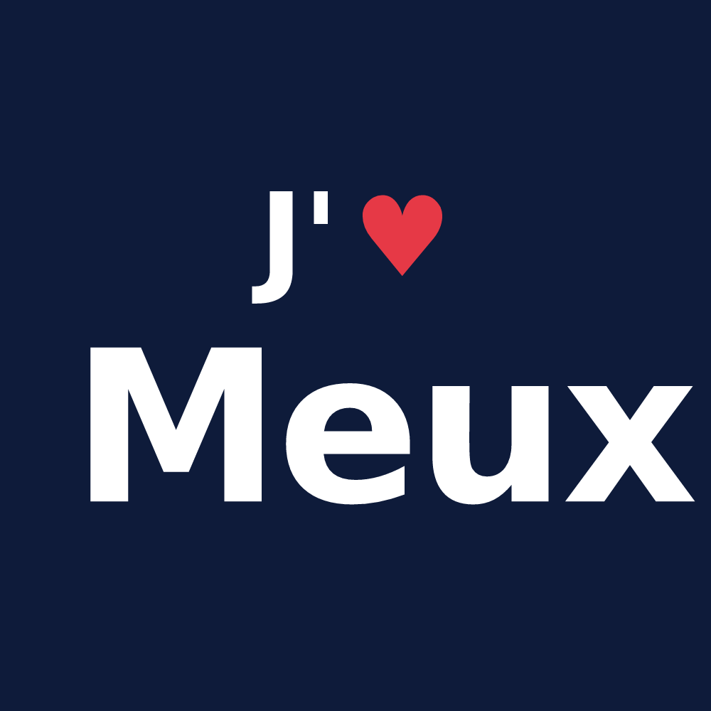 T-shirt personnalisé Meux — design J'aime Meux