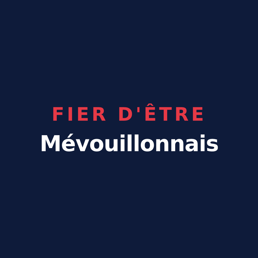 T-shirt « Fier d'être Mévouillonnais » — design pour Mévouillon