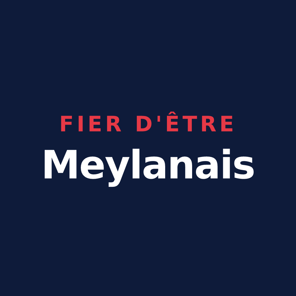 T-shirt « Fier d'être Meylanais » — design pour Meylan