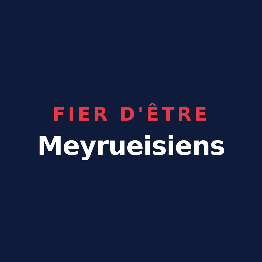 T-shirt « Fier d'être Meyrueisiens » — design pour Meyrueis