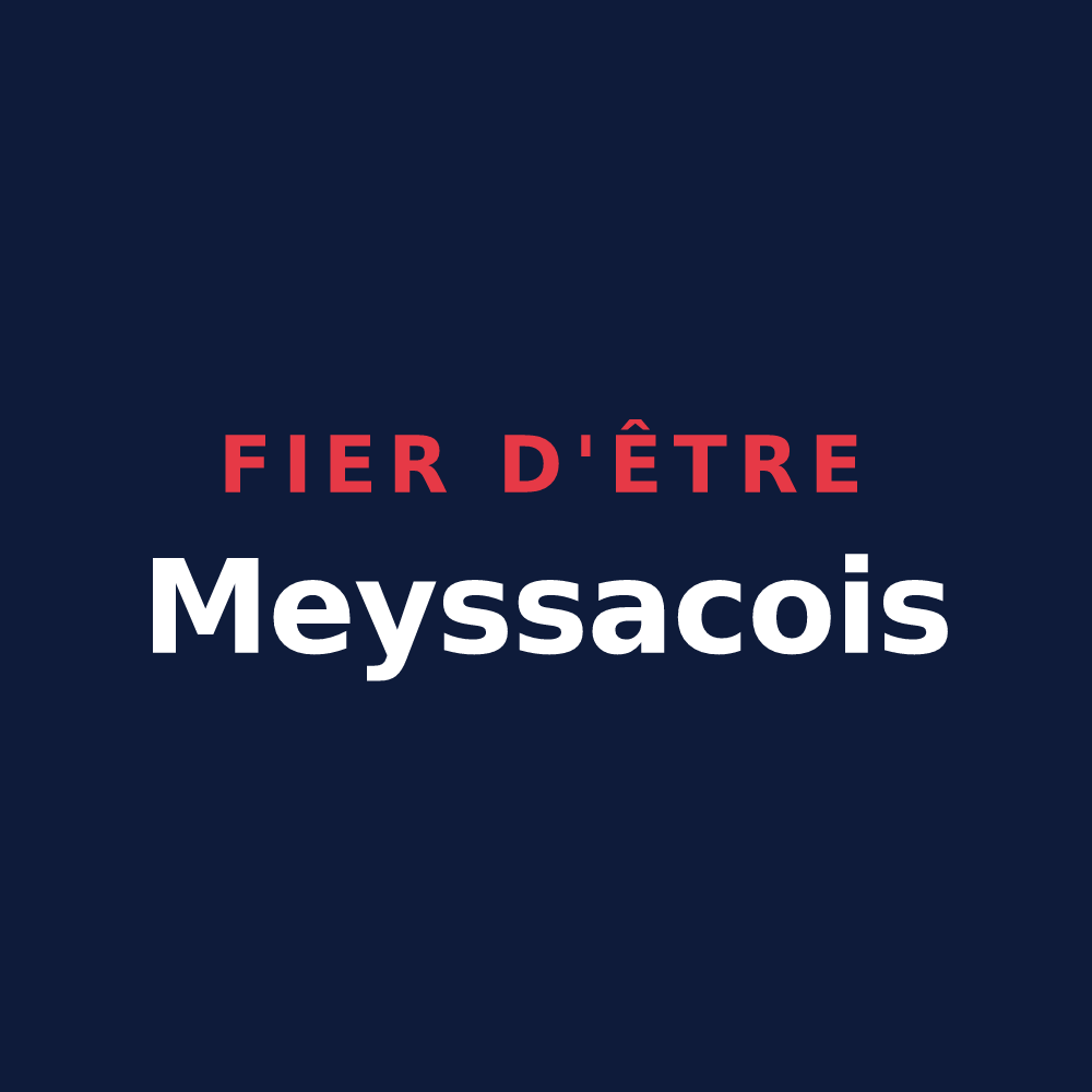 T-shirt « Fier d'être Meyssacois » — design pour Meyssac