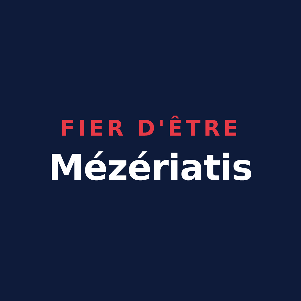T-shirt « Fier d'être Mézériatis » — design pour Mézériat