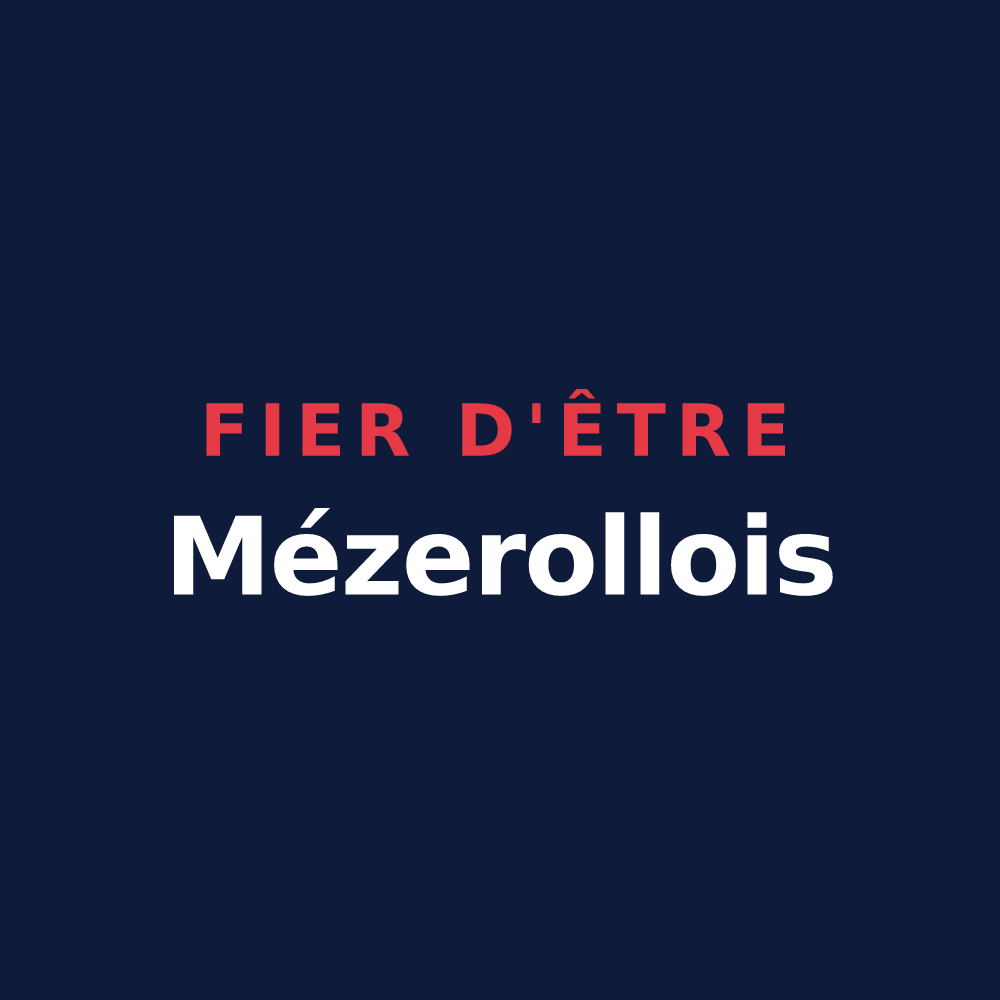 T-shirt « Fier d'être Mézerollois » — design pour Mézerolles