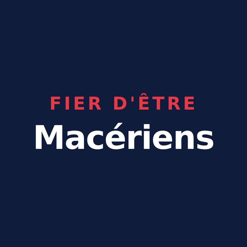 T-shirt « Fier d'être Macériens » — design pour Mézières-sur-Oise