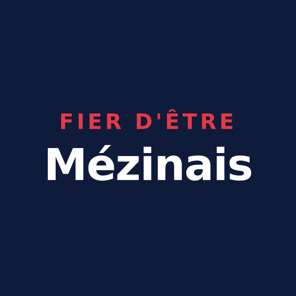 T-shirt « Fier d'être Mézinais » — design pour Mézin