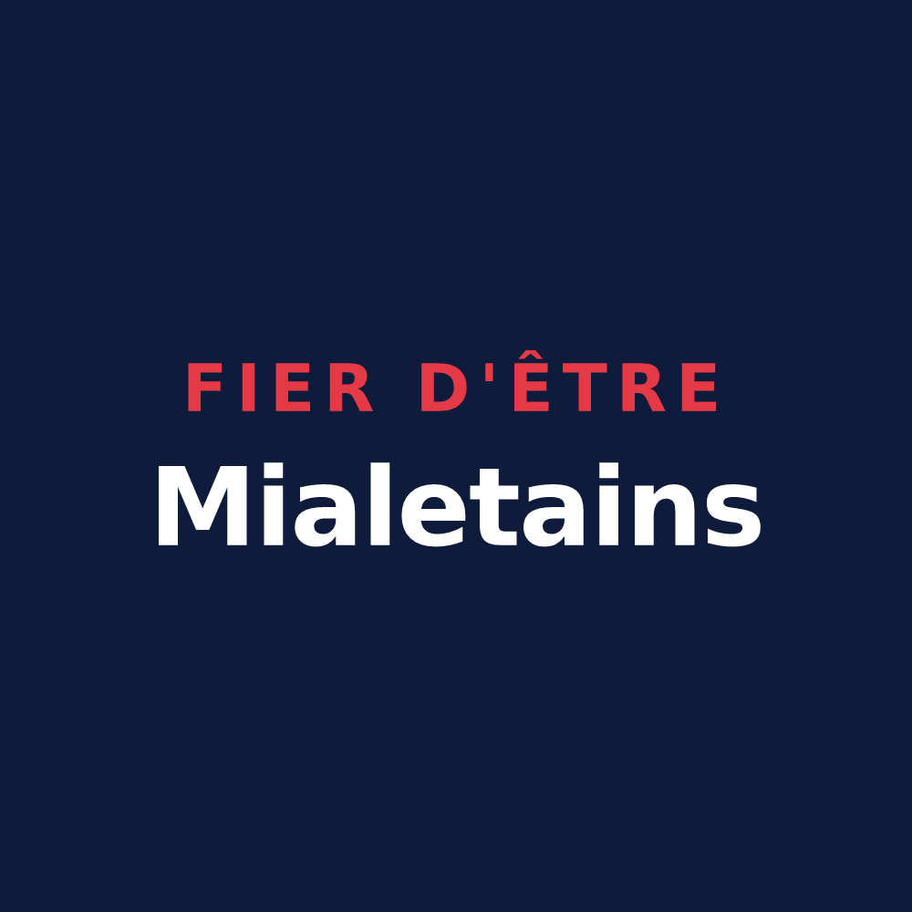 T-shirt « Fier d'être Mialetains » — design pour Mialet