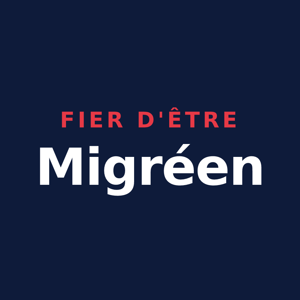 T-shirt « Fier d'être Migréen » — design pour Migré