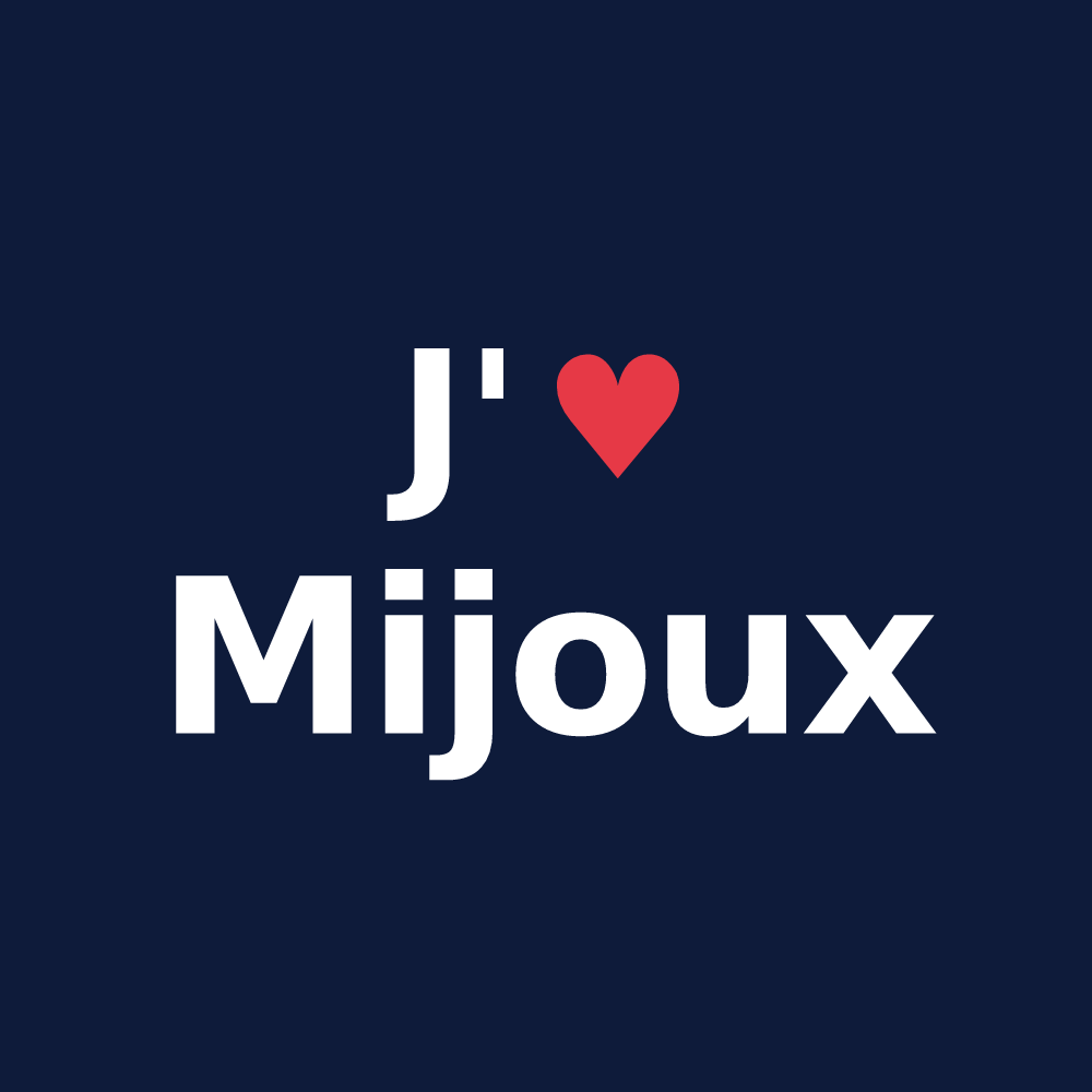 T-shirt personnalisé Mijoux — design J'aime Mijoux