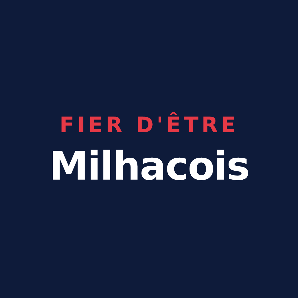 T-shirt « Fier d'être Milhacois » — design pour Milhac-de-Nontron