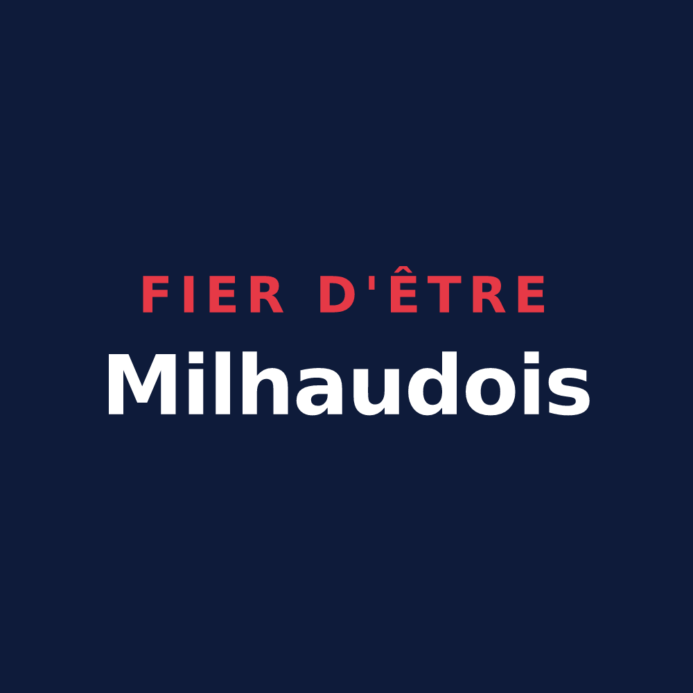 T-shirt « Fier d'être Milhaudois » — design pour Milhaud