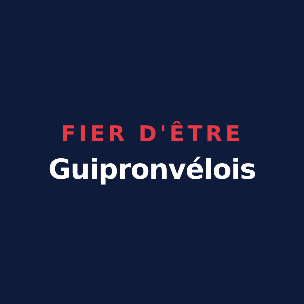 T-shirt « Fier d'être Guipronvélois » — design pour Milizac-Guipronvel