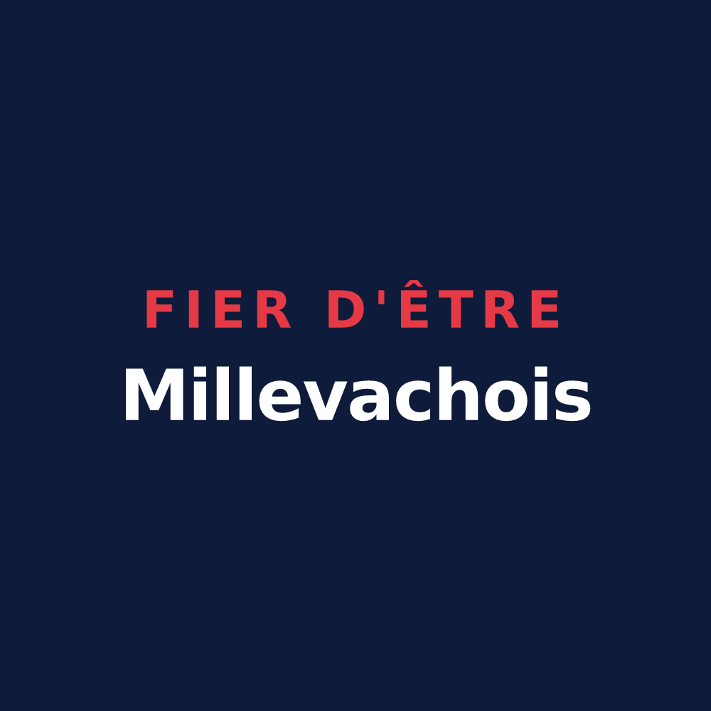 T-shirt « Fier d'être Millevachois » — design pour Millevaches