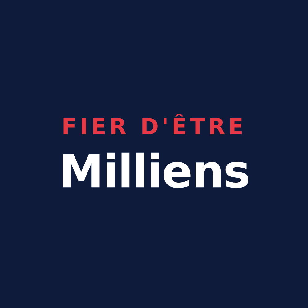 T-shirt « Fier d'être Milliens » — design pour Milly-sur-Thérain