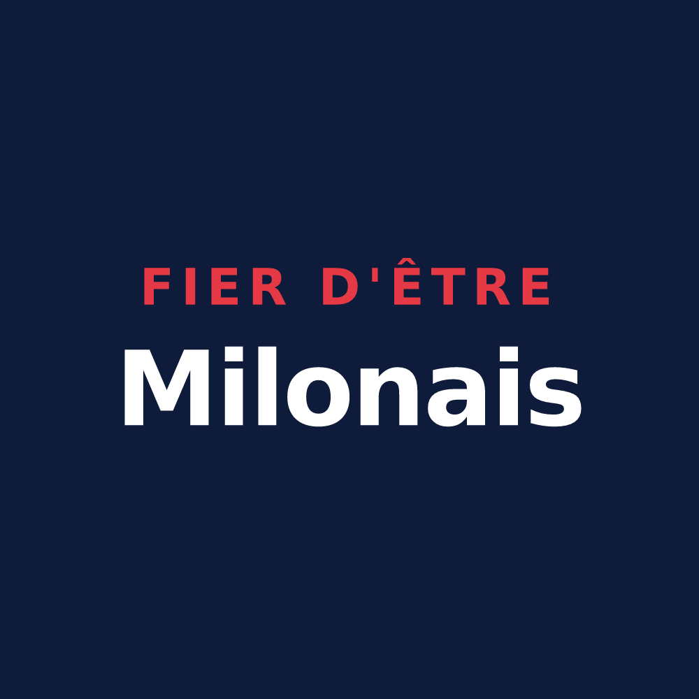 T-shirt « Fier d'être Milonais » — design pour Milon-la-Chapelle
