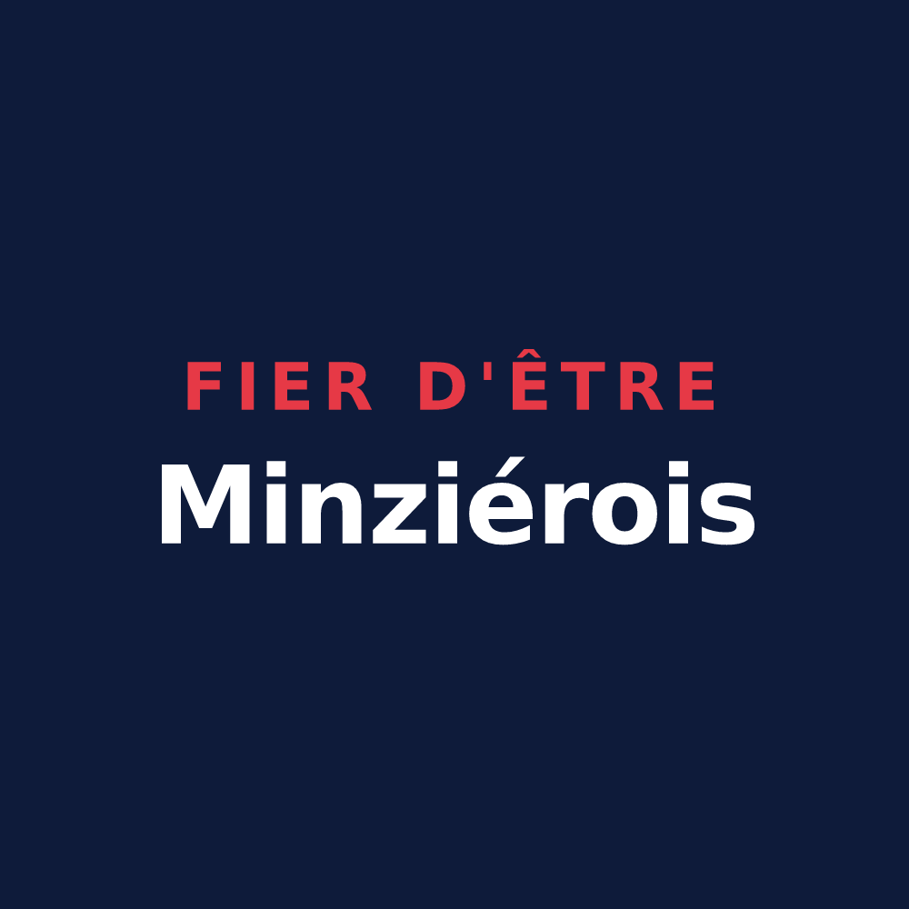 T-shirt « Fier d'être Minziérois » — design pour Minzier