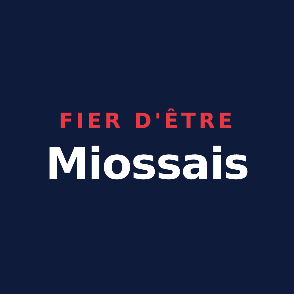 T-shirt « Fier d'être Miossais » — design pour Mios