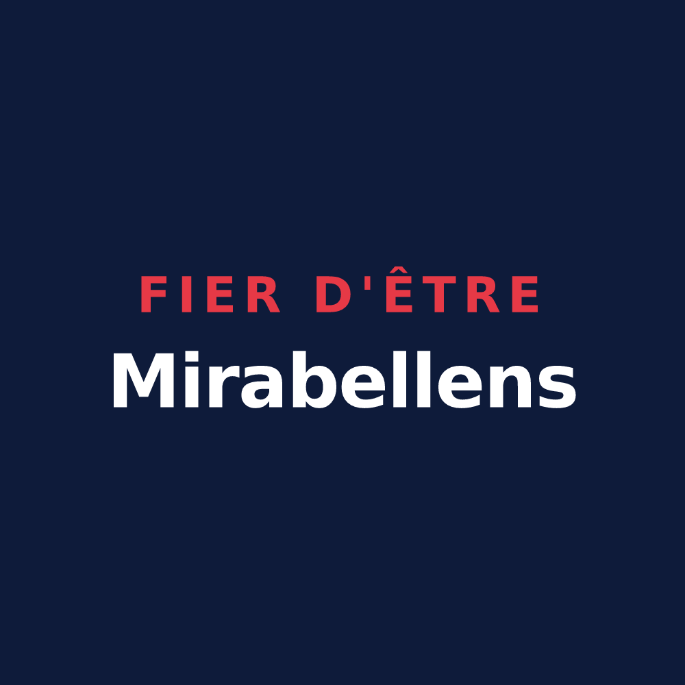 T-shirt « Fier d'être Mirabellens » — design pour Mirabeau