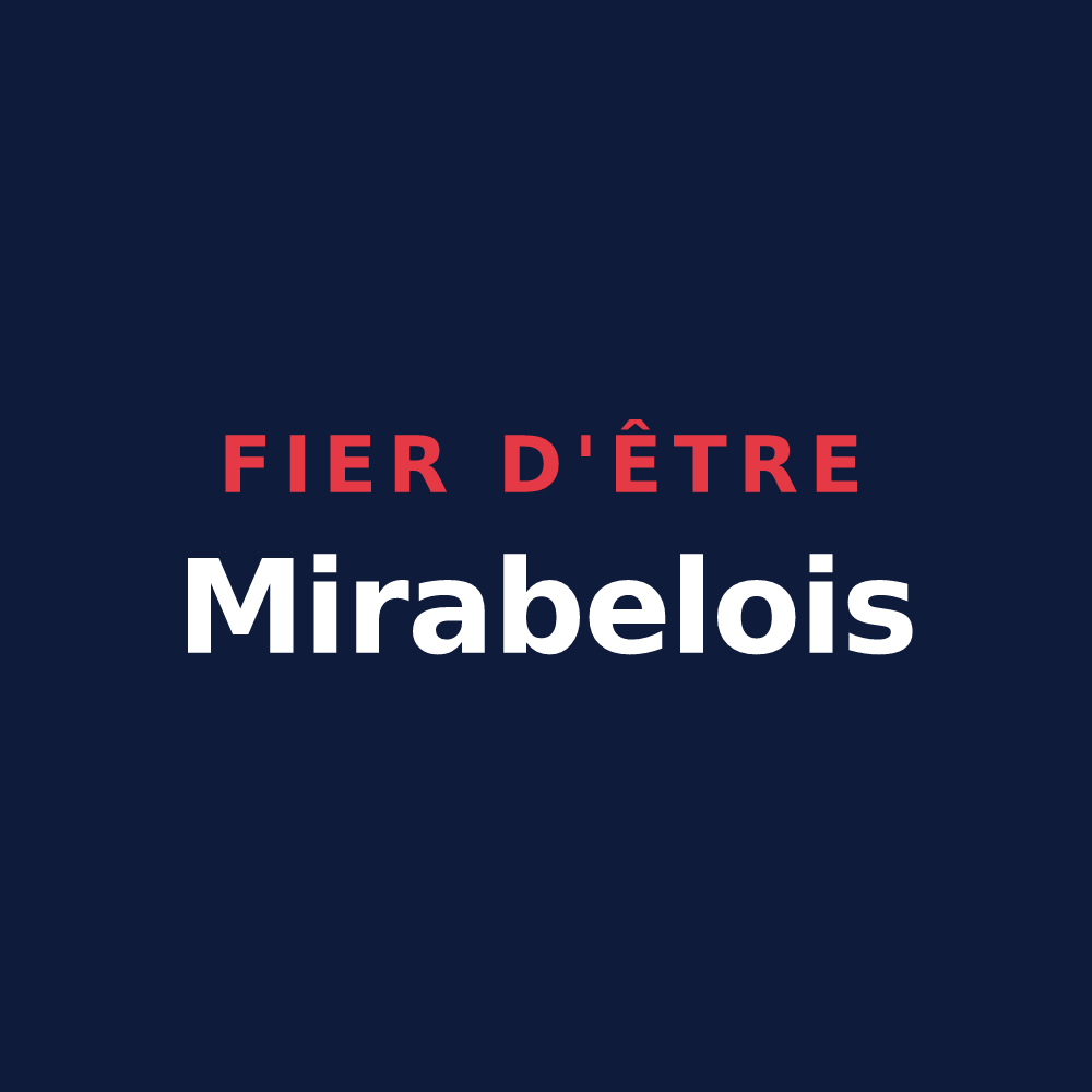 T-shirt « Fier d'être Mirabelois » — design pour Mirabel