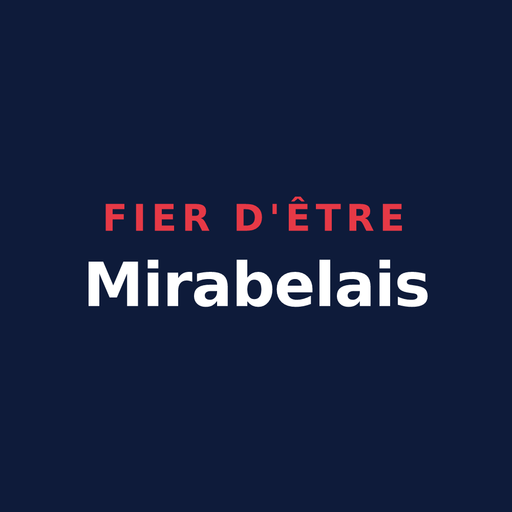 T-shirt « Fier d'être Mirabelais » — design pour Mirabel