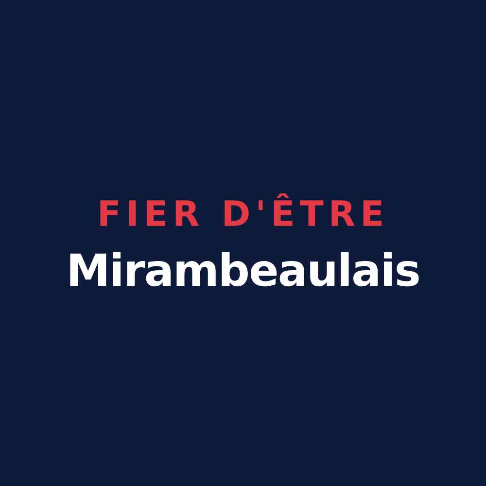 T-shirt « Fier d'être Mirambeaulais » — design pour Mirambeau