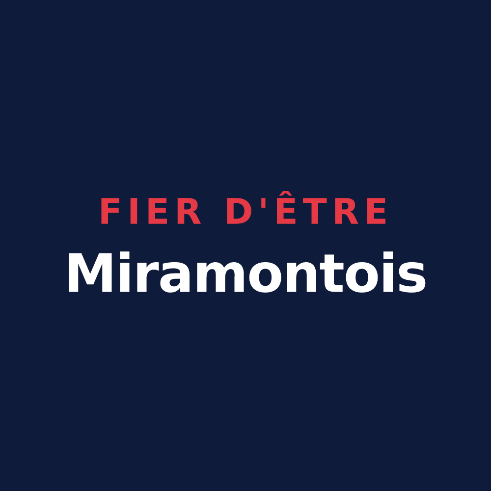 T-shirt « Fier d'être Miramontois » — design pour Miramont-Sensacq