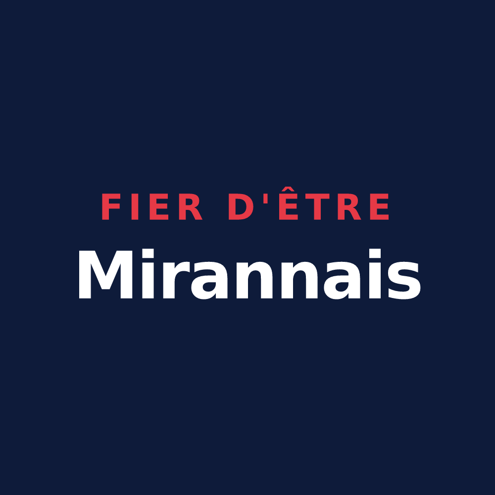 T-shirt « Fier d'être Mirannais » — design pour Mirannes
