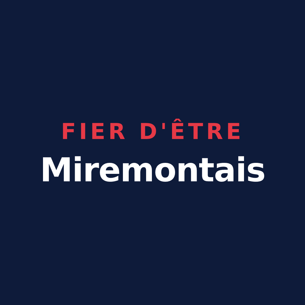 T-shirt « Fier d'être Miremontais » — design pour Miremont